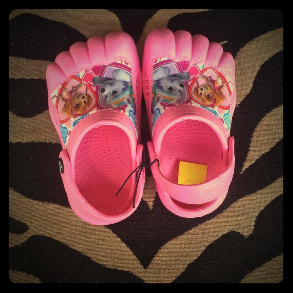 Pink Rubber Clogs